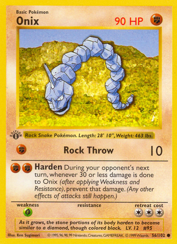 Onix - Base Set - #56 (1st Edition)