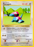 Porygon - Base Set - #39 (1st Edition)