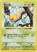 Weedle - Base Set - #69 (Shadowless)