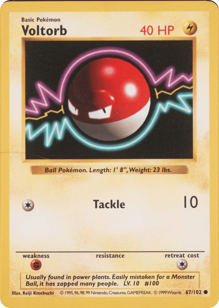Voltorb - Base Set - #67 (Shadowless)