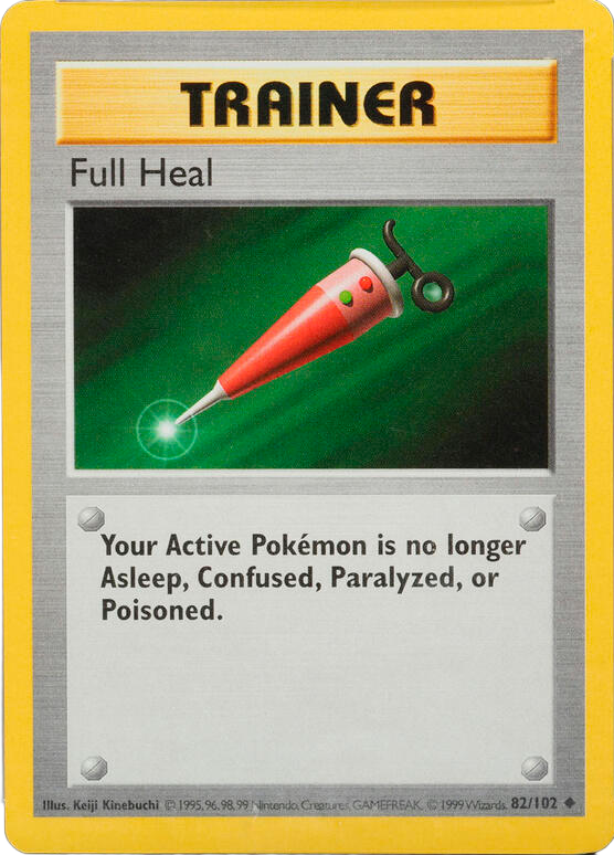 Full Heal - Base Set - #82 (Shadowless)