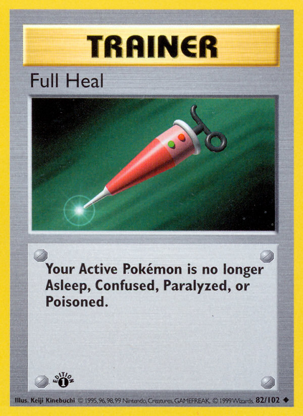 Full Heal - Base Set - #82 (1st Edition)