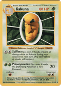 Kakuna - Base Set - #33 (Shadowless)
