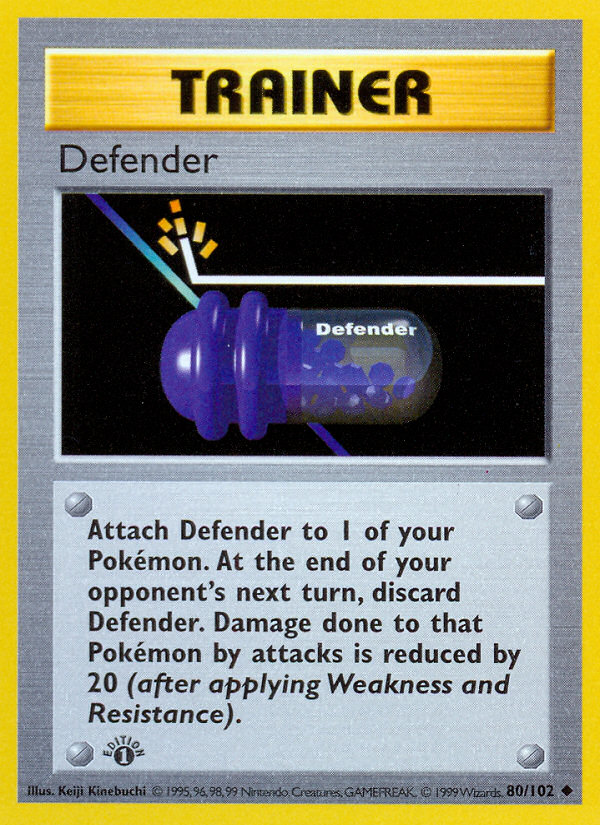 Defender - Base Set - #80 (1st Edition)