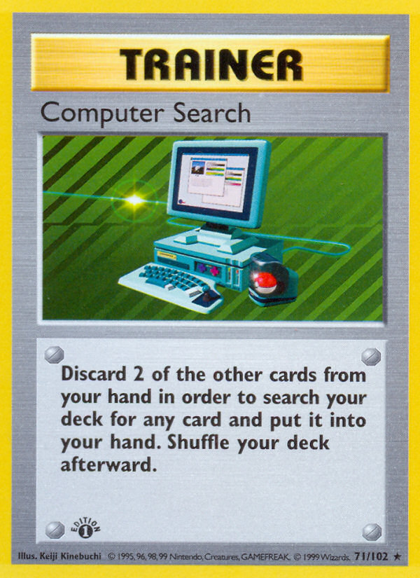 Computer Search - Base Set - #71 (1st Edition)