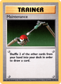 Maintenance - Base Set - #83 (Shadowless)