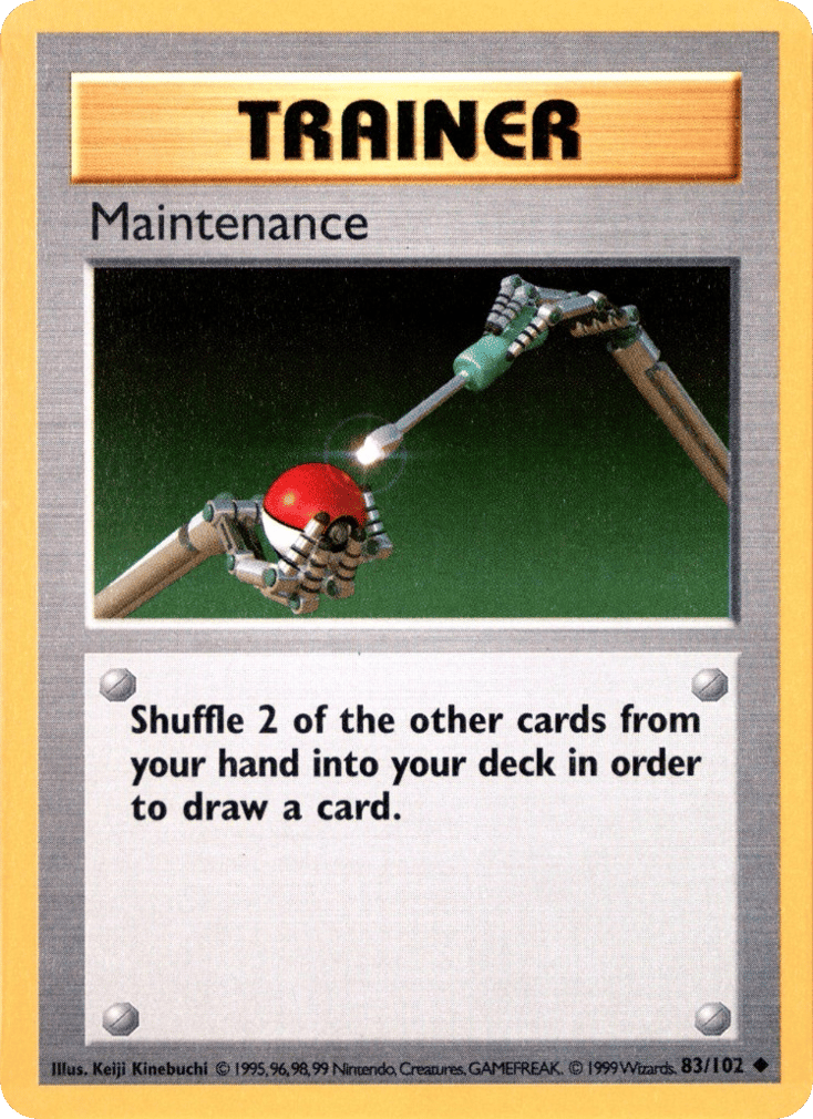 Maintenance - Base Set - #83 (Shadowless)