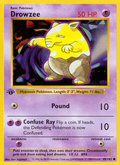 Drowzee - Base Set - #49 (1st Edition)