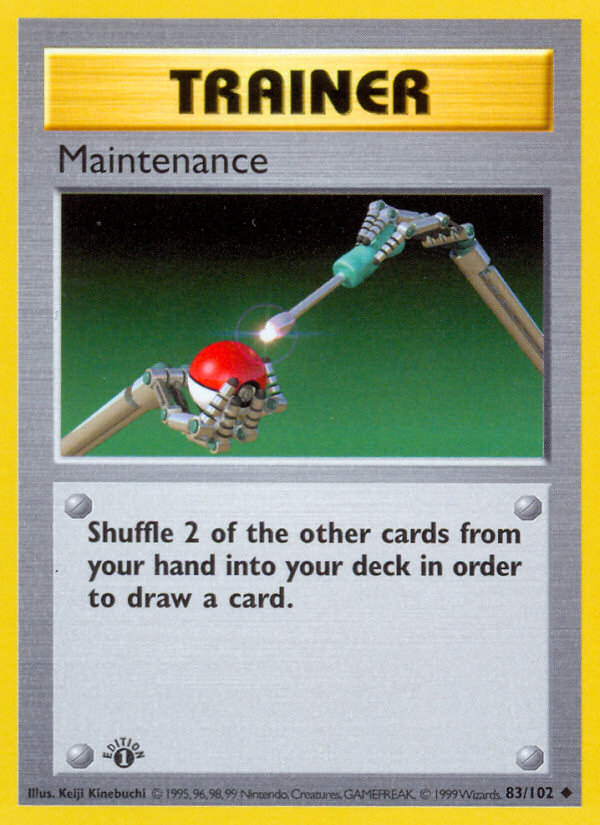Maintenance - Base Set - #83 (1st Edition)