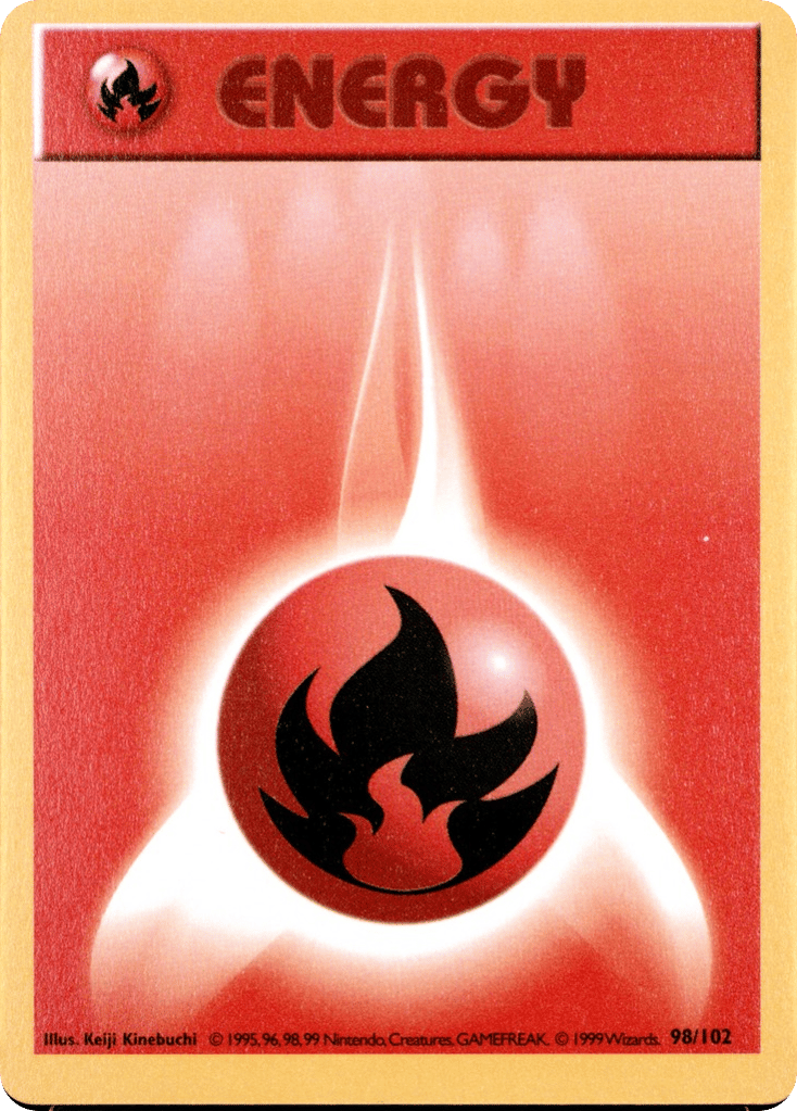 Fire Energy - Base Set - #98 (Shadowless)