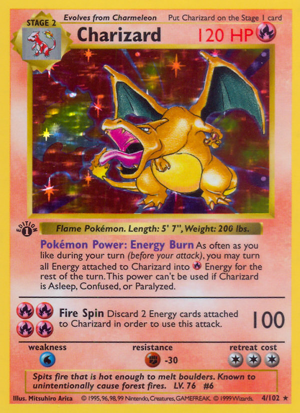 Charizard - Base Set - #4 (1st Edition)