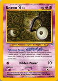 Unown V - Neo Destiny - #89